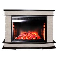 Каминокомплект Interflame Памир сланец с очагом Panoramic 33W LED FX темный дуб
