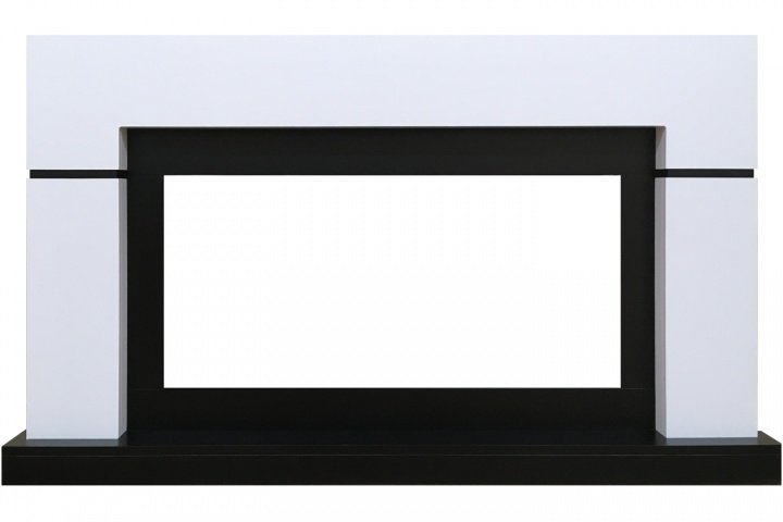 Портал Royal Flame Lindos под очаг Crystal 40 RF белый с черным