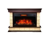 Каминокомплект Interflame Родос темный дуб с очагом Foton 36 LED FX QZ