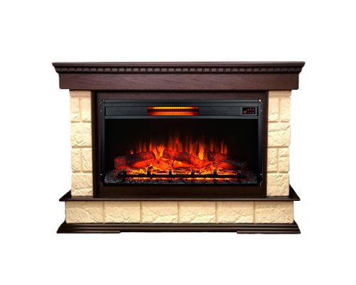 Каминокомплект Interflame Родос темный дуб с очагом Foton 36 LED FX QZ