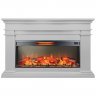 Каминокомплект Interflame Грейс белый с очагом Foton 36 LED FX QZ