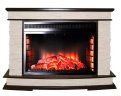 Каминокомплект Interflame Памир сланец с очагом Panoramic 33W LED FX коньячный дуб