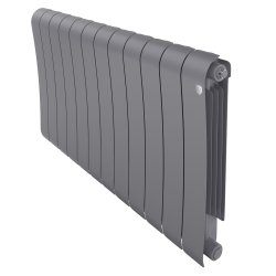 Биметаллический радиатор отопления Royal Thermo Infinity 500 12 секций Silver Satin