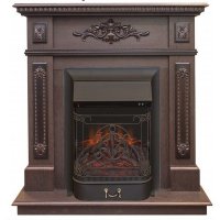 Каминокомплект RealFlame Lilian STD/EUG DN с очагом Majestic Lux Black S