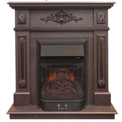 Каминокомплект RealFlame Lilian STD/EUG DN с очагом Majestic Lux Black S