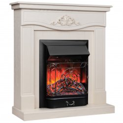 Каминокомплект RealFlame Junona WT с очагом Majestic Lux Black S