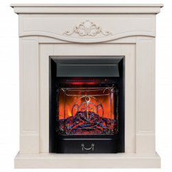 Каминокомплект RealFlame Junona WT с очагом Majestic Lux Black S