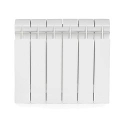 Радиатор биметаллический Global STYLE PLUS 350 x6 белый боковое подключение
