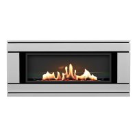 Встроенный портальный биокамин SteelHeat Vega Long стекло