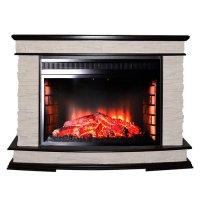 Каминокомплект Interflame Памир сланец с очагом Panoramic 33W LED FX венге
