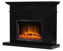Каминокомплект Firelight Bianco 25 с очагом BFP/P-2520 черная эмаль