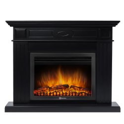 Каминокомплект Firelight Bianco 25 с очагом BFP/P-2520 черная эмаль