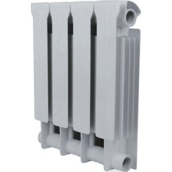 Радиатор биметаллический Global Style Plus 350 (4 секции) серый