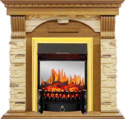 Каминокомплект Royal Flame Dublin с очагом Fobos FX M Brass