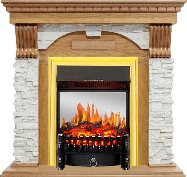 Каминокомплект Royal Flame Dublin с очагом Fobos FX M Brass