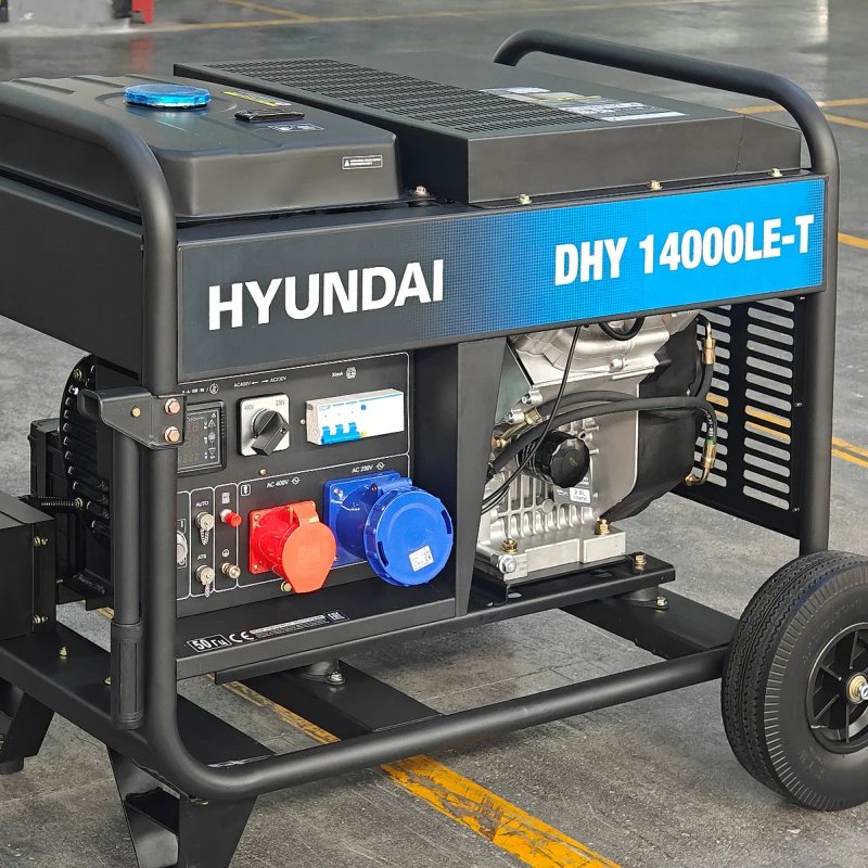 Дизельный электрогенератор Hyundai DHY 14000LE-T