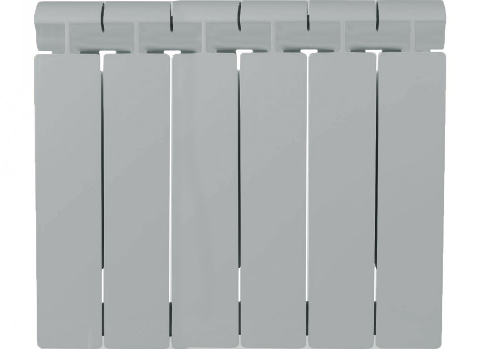 Радиатор биметаллический Global Style Plus 350 (6 секций) серый