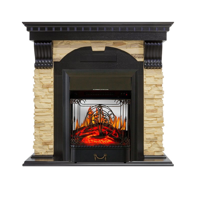 Каминокомплект Royal Flame Dublin с очагом Majestic FX M Black
