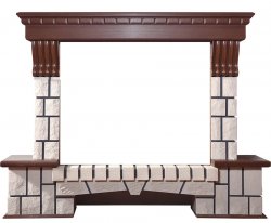 Портал Interflame Экстер средний дуб под очаги Panoramic 33