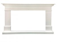 Портал Interflame Турин белый под очаг Foton 36 LED FX QZ