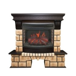 Каминокомплект RealFlame  Stone Brick 25/25,5 с очагом Firefield 25 S IR