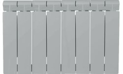 Радиатор биметаллический Global Style Plus 350 (8 секций) серый