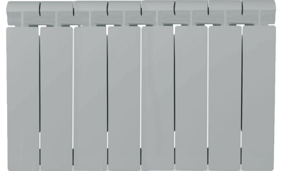 Радиатор биметаллический Global Style Plus 350 (8 секций) серый
