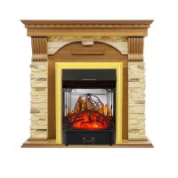 Каминокомплект Royal Flame Dublin с очагом Majestic FX M Brass