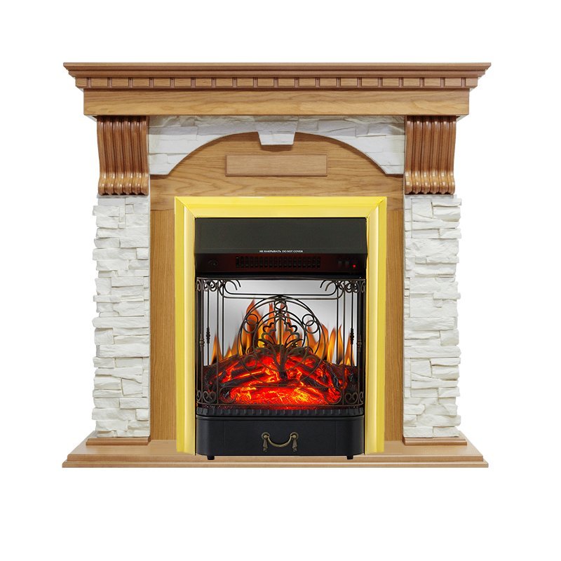 Каминокомплект Royal Flame Dublin с очагом Majestic FX M Brass