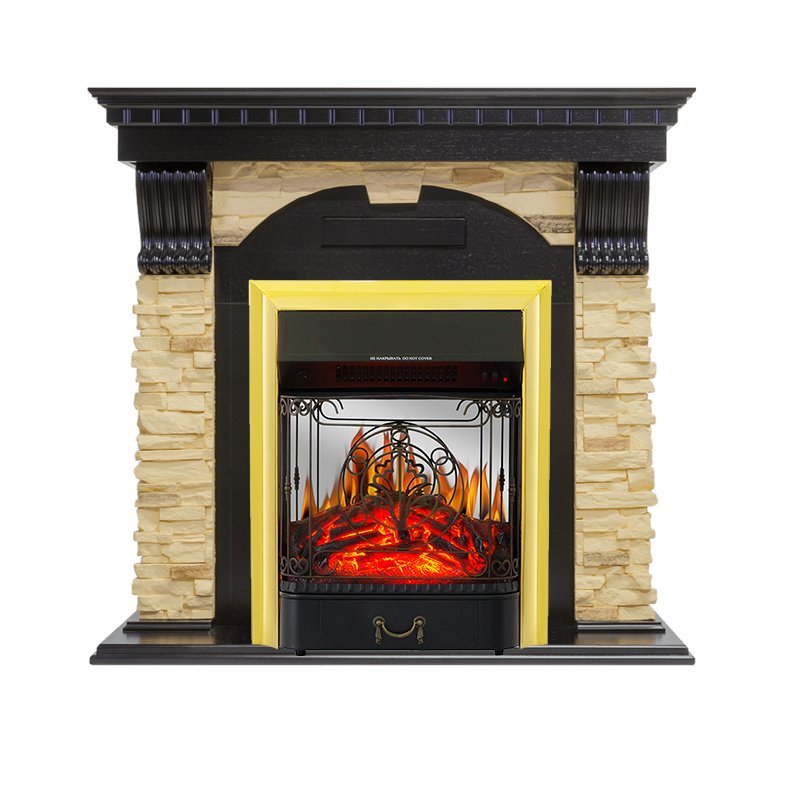 Каминокомплект Royal Flame Dublin с очагом Majestic FX M Brass