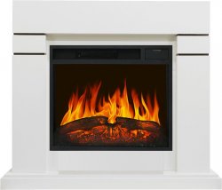 Каминокомплект Royal Flame Lindos белый с очагом Vision 23 LED FX