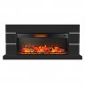 Каминокомплект Interflame Норд черный с очагом Foton 42 LED FX QZ