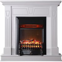 Каминокомплект Interflame Берта с очагом Fobos FX M Black белый