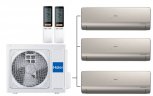 Мульти сплит-система на 3 комнаты 35+35+35 м2 Haier 3х AS12NS6ERA-G/3U70S2SR5FA Lightera Super Match с Wi-Fi модулем ESP32