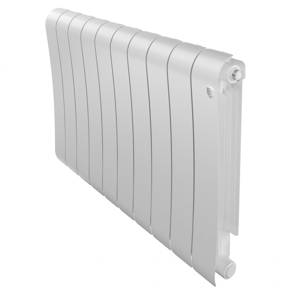 Биметаллический радиатор отопления Royal Thermo Infinity 500 10 секций Bianco Traffico