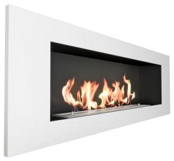 Биокамин Zefire Elliot 1200 c белой рамкой