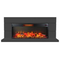 Каминокомплект Interflame Норд графит с очагом Foton 42 LED FX QZ