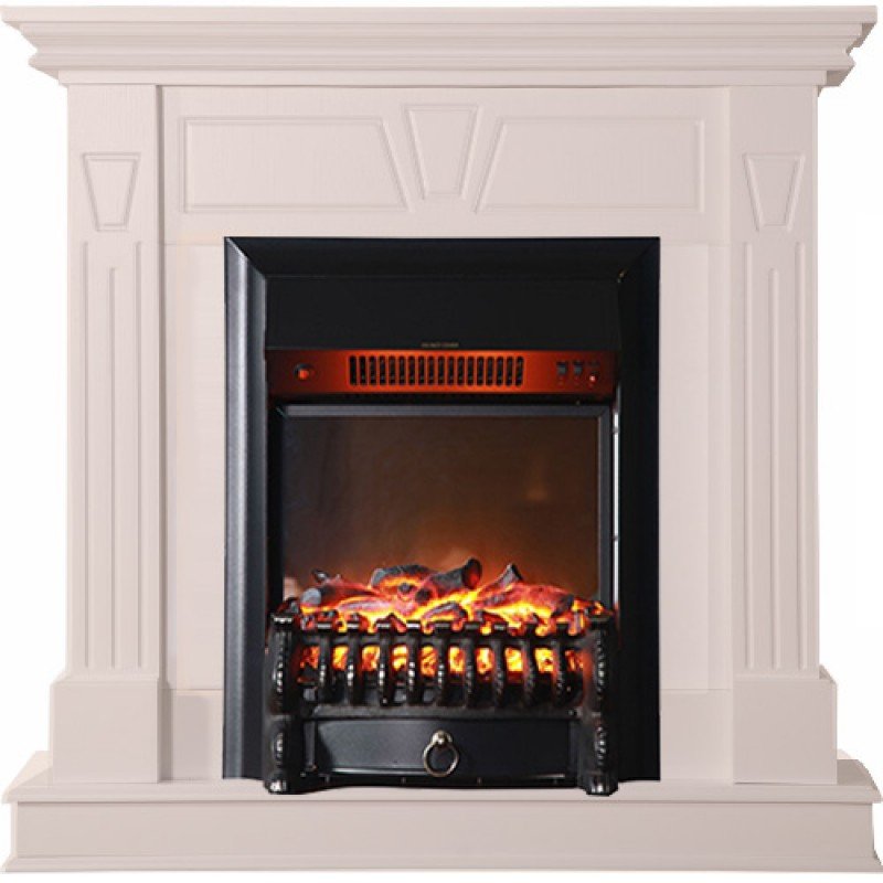 Каминокомплект Interflame Берта с очагом Fobos FX M Black бежевый