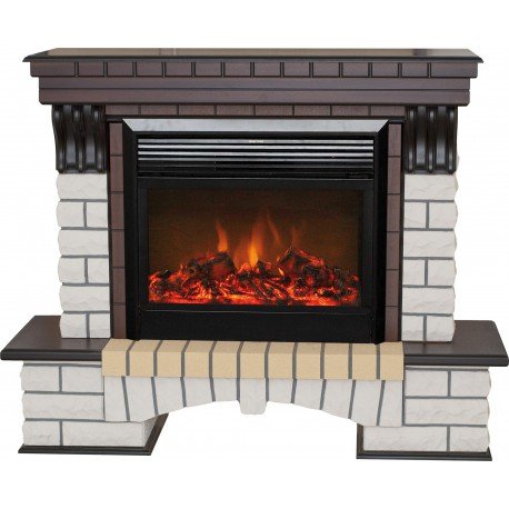 Каминокомплект RealFlame Country 26 AO с очагом MoonBlaze LUX Black/Brass