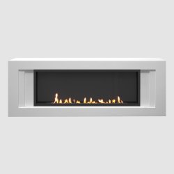 Встроенный портальный биокамин SteelHeat Line Long стемалит