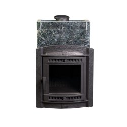 Печь банная PROMetall Атмосфера L в облицовке Пироксенит+Корзина