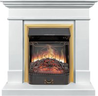 Каминокомплект Royal Flame California STD SFT с очагом Majestic FX Brass белый (разборный)