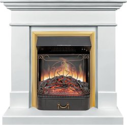 Каминокомплект Royal Flame California STD SFT с очагом Majestic FX Brass белый (разборный)