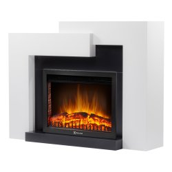 Каминокомплект Firelight Tetris 25 с очагом BFP/P-2520 белый/серый