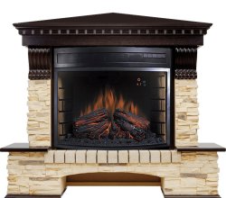 Каминокомплект Royal Flame Pierre Luxe сланец угловой c очагом Dioramic 28 LED FX
