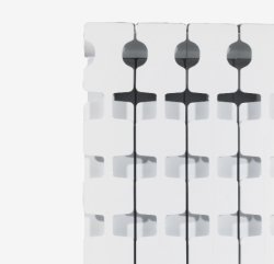 Алюминиевый радиатор отопления Fondital B4 500/100 Aleternum Bianco (6 секций)