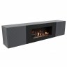 Тумба с биокамином Firelight BFP-P1700V графит