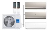 Мульти сплит-система на 3 комнаты 35+35+35 м2 Haier 2х AS12NS6ERA-G+AS12NS6ERA-W/3U70S2SR5FA Lightera Super Match с Wi-Fi модулем ESP32
