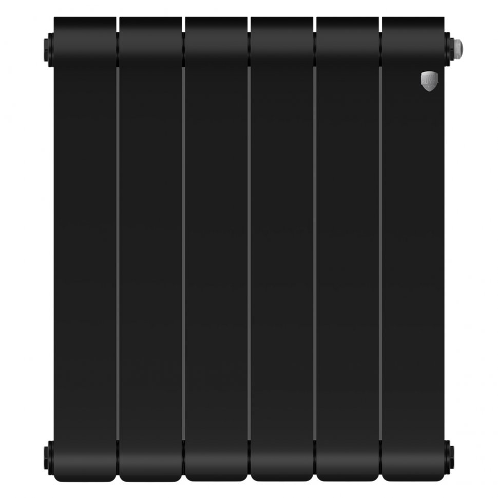 Биметаллический радиатор отопления Royal Thermo Infinity 500 6 секций Noir Sable