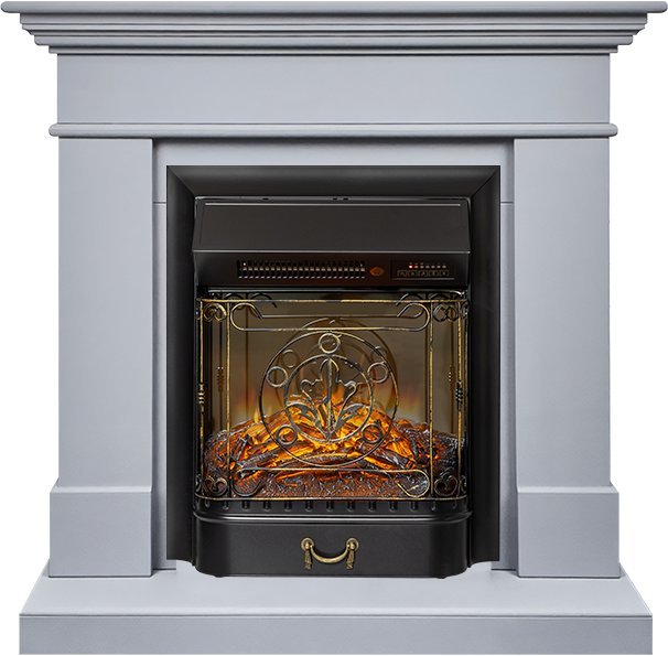 Каминокомплект Royal Flame California STD CRM (Разборный) с очагом Majestic FX M Black RC санд смоук